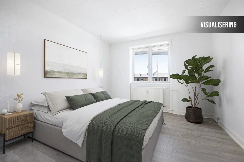 Bedrooms - Two-Bedroom Flat in Aalborg