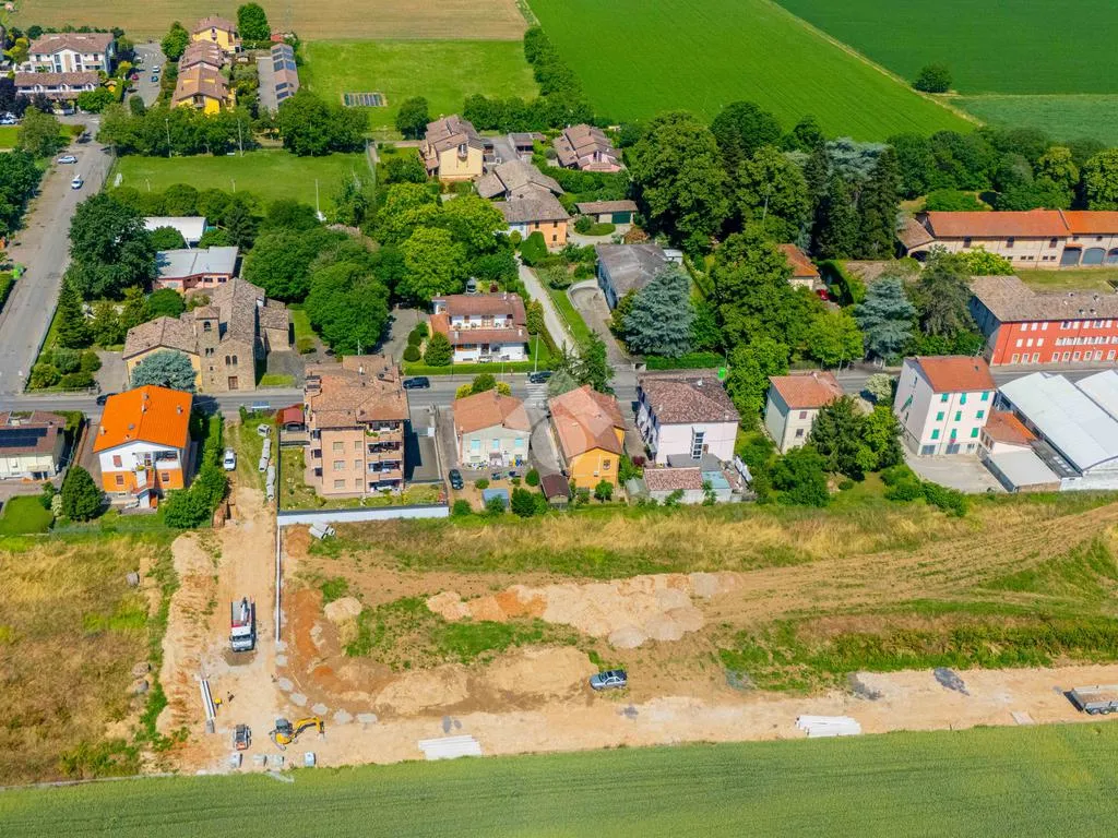 Aerial - Contemporary Villa with Private Garden in Parma