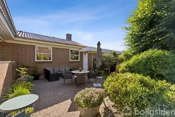 Terrasse - Villa with Garden in Hammershøj, Tjele