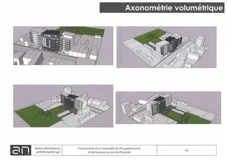 Development Plot with Permitted 19-Unit Building in Charleroi