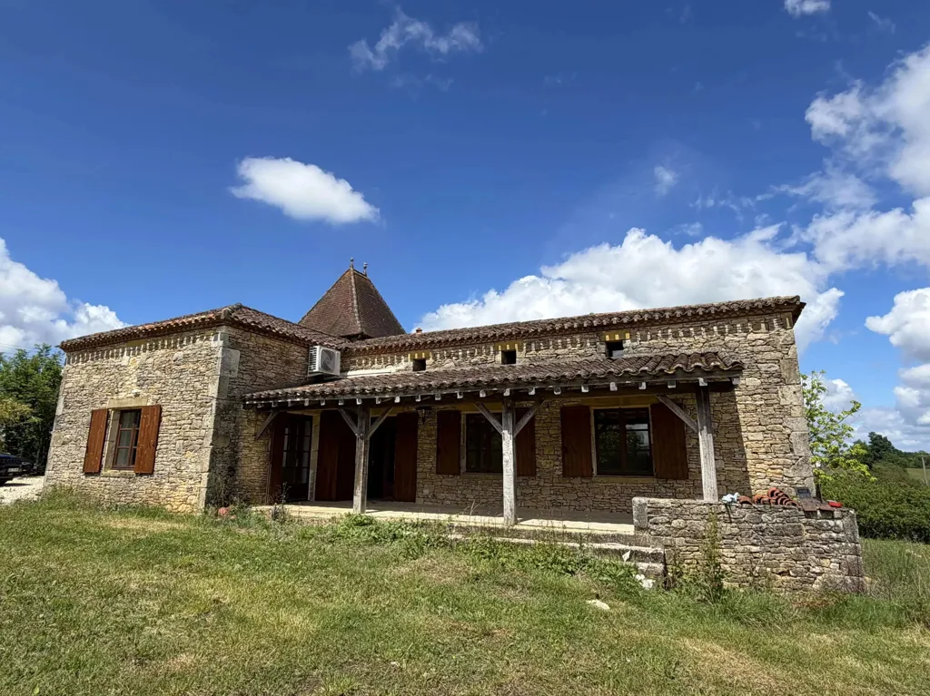 Extérieur - Maison Rénovée avec Permis Piscine à Monpazier