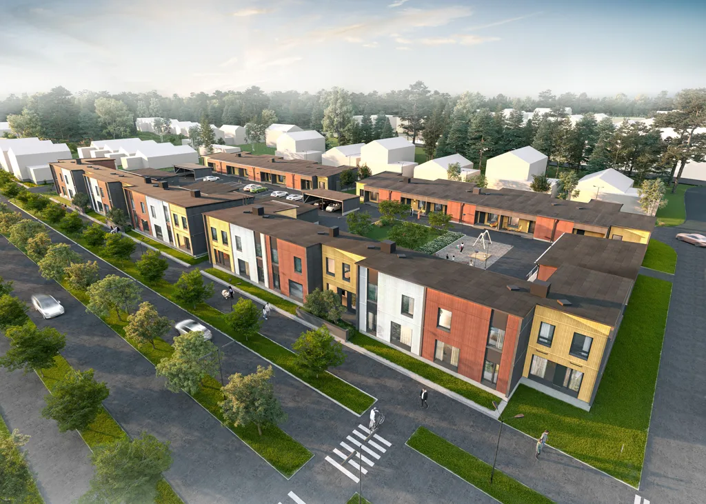 Vista aerea - Modern Apartment with Sauna in Oulu