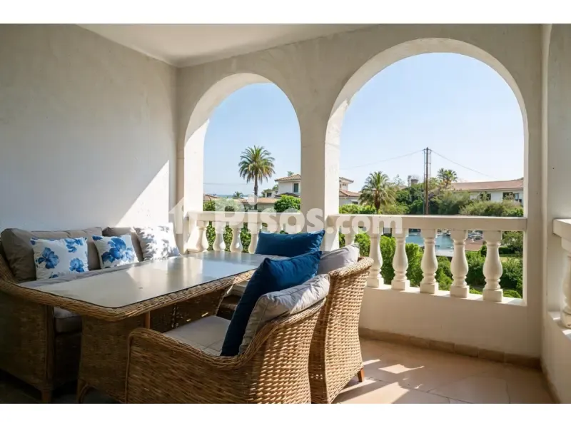 Terrasse - Duplex with Seafront Parking in Denia