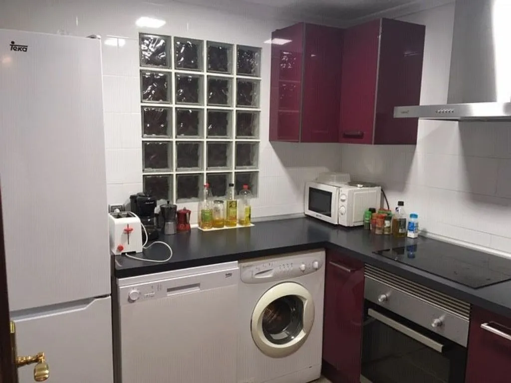 Cuisine - Furnished Flat with Balcony in San Bernardo