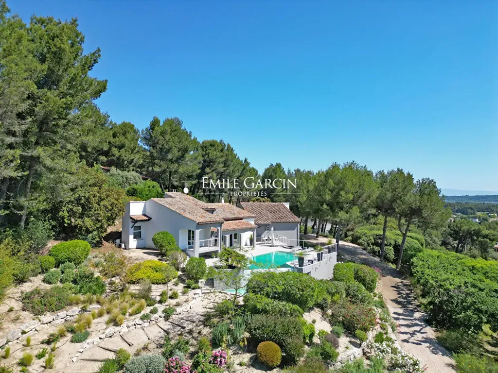 Vue aérienne - Maison 10 pièces à Noves