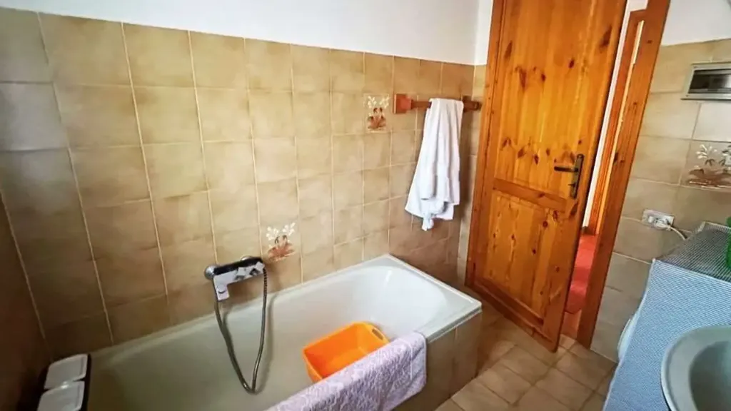 Salles de bain - Rustic Apartment with Sea View in Bonifati