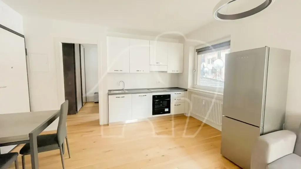 Köök - Rustic-Style Flat with Terrace in Merano