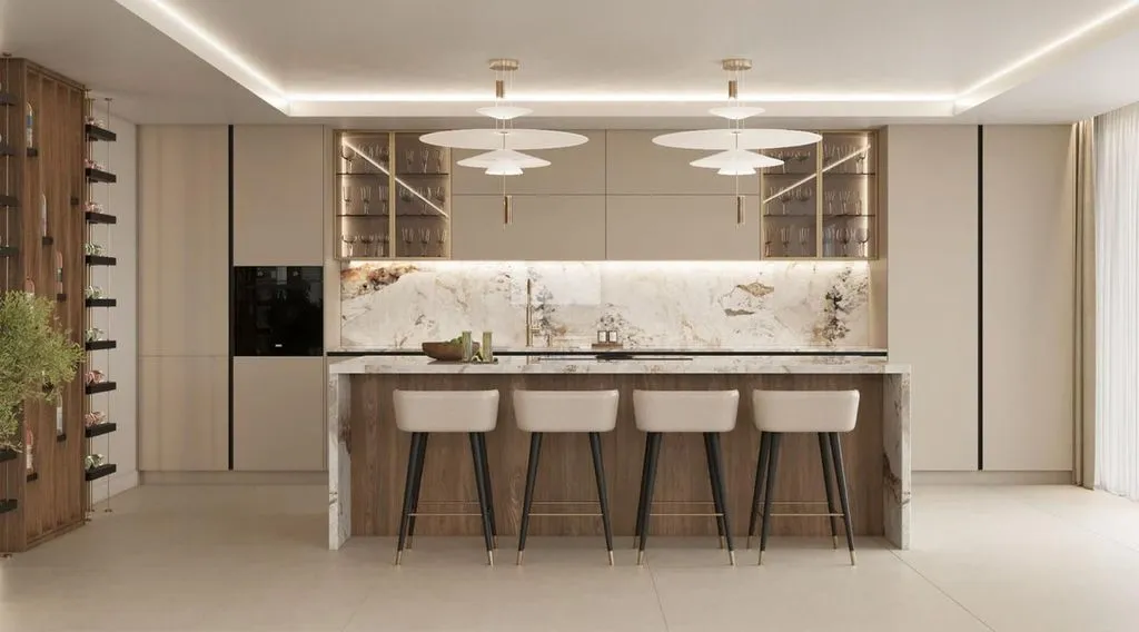 Köök - Luxury Villa with Sea Views in Elviria