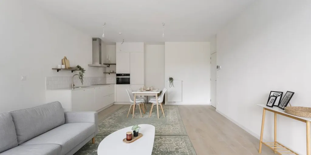Séjour - Appartement avec vue parc à Boom