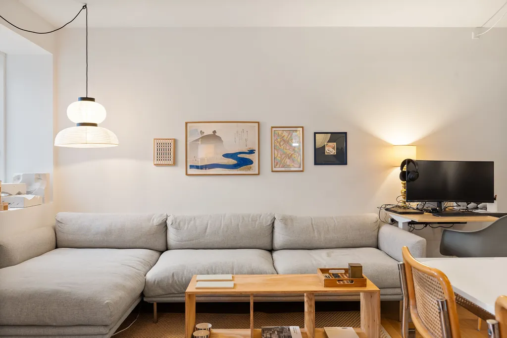 Séjour - 2-Bedroom Apartment with Balcony in Aarhus
