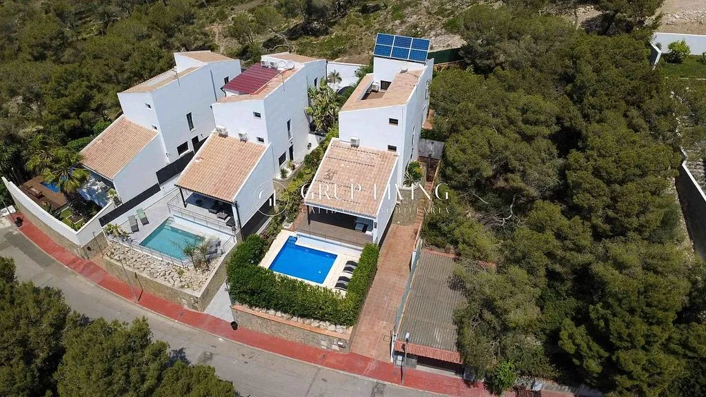 Õhuvaade - Charm Villa with Pool in Vallpineda