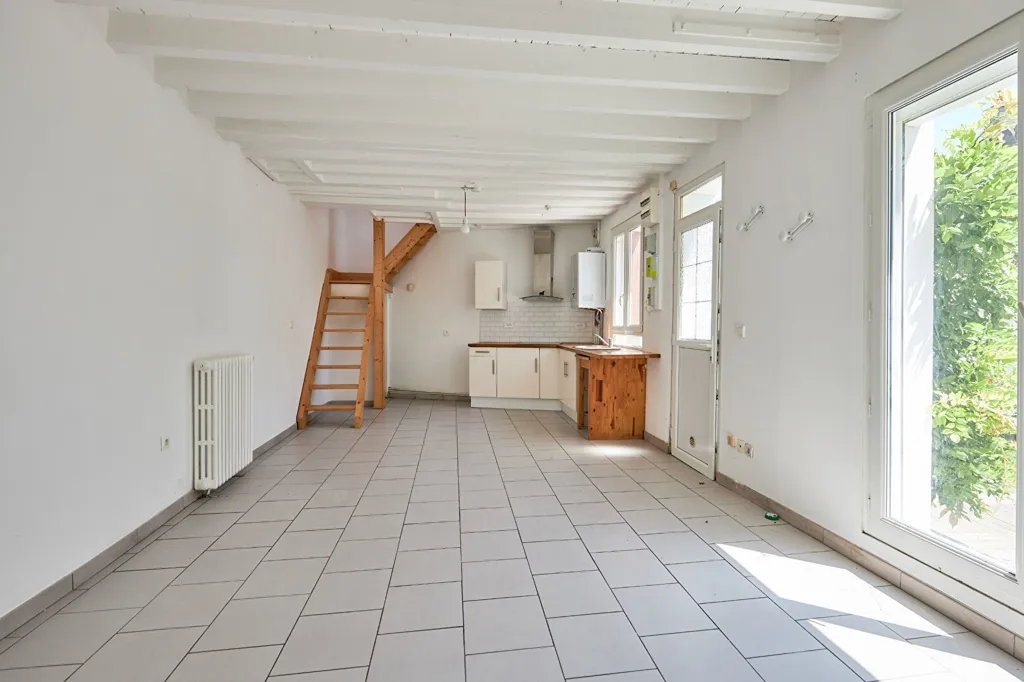 Köök - Charming 3-Bedroom House with Terrace in Le Havre