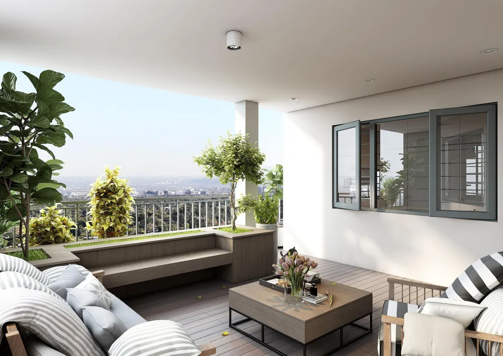 Terrass - Apartment with View on Lyon in Confluence