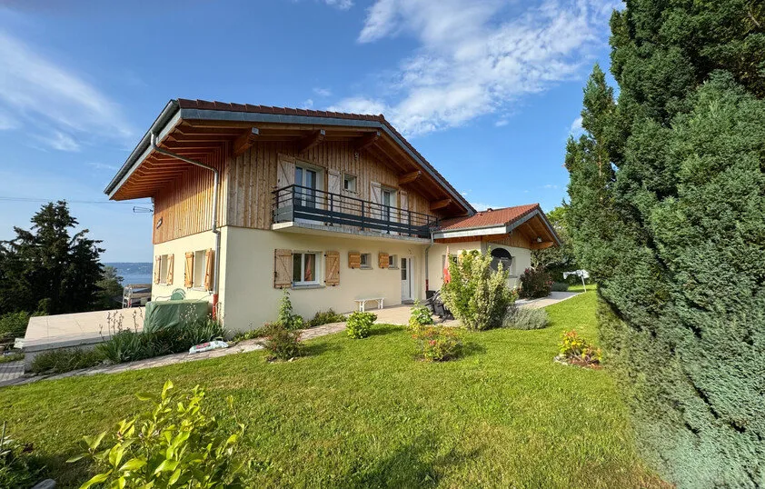 Extérieur - Maison Contemporaine avec Vue Lac Léman à Maxilly-sur-Léman
