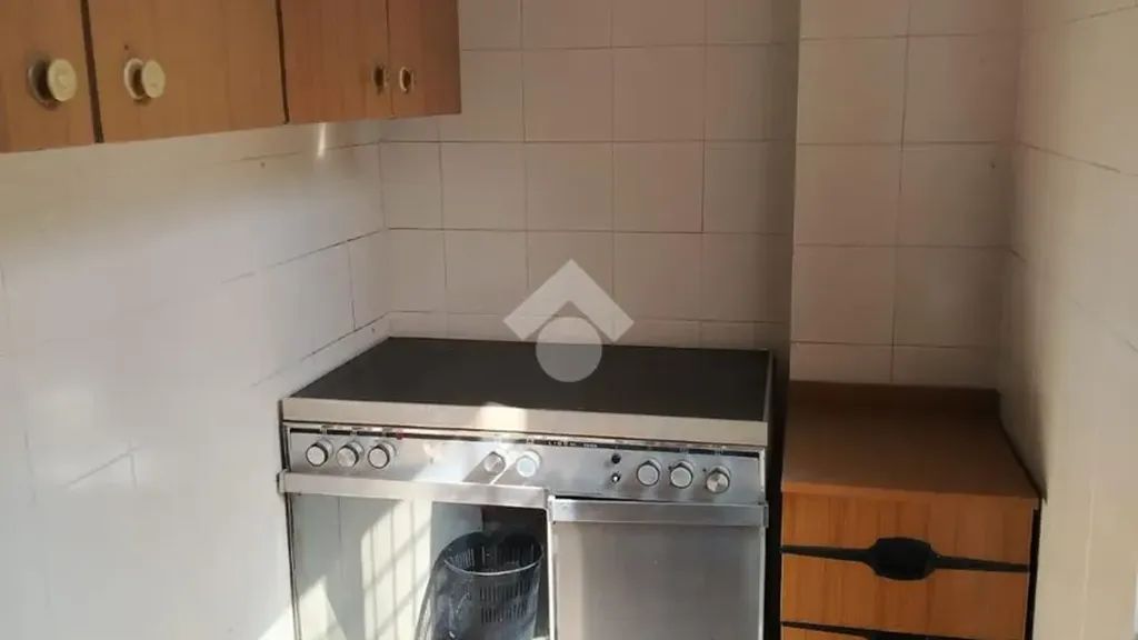 Cuisine - Armed 2-Bedroom Apartment with Balcony in Atripalda