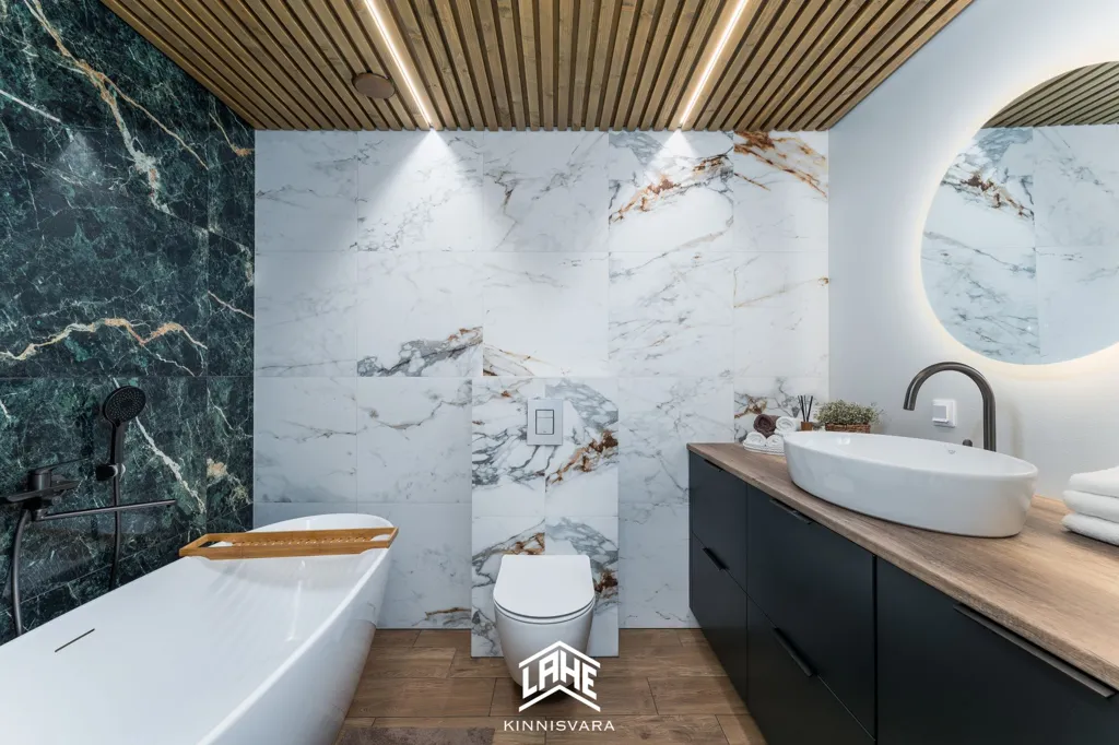 Bathrooms - Contemporary Brick House with Garden in Pärnu