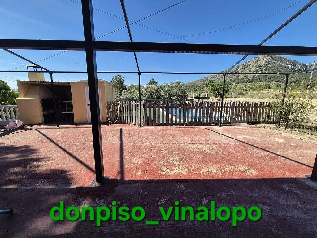 Terrasse - Rural House with Pool in Monóvar