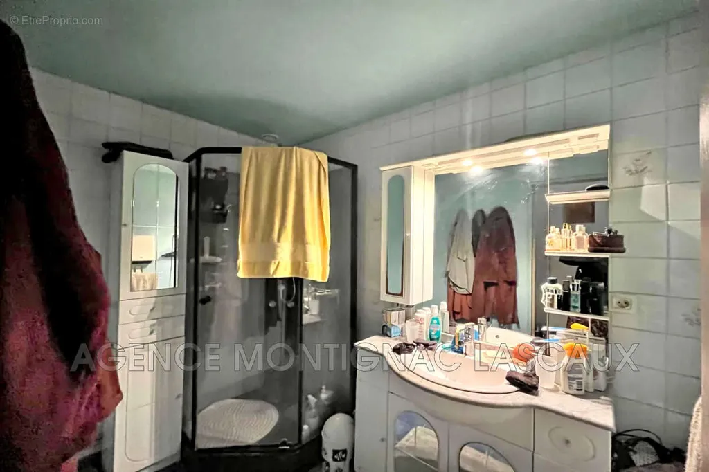 Salles de bain - Bungalow avec jardin à Montignac