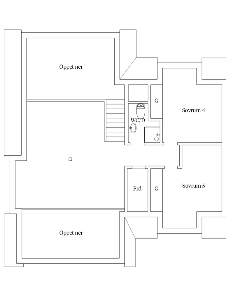 Plan - Modern Apartment with River View in Duved