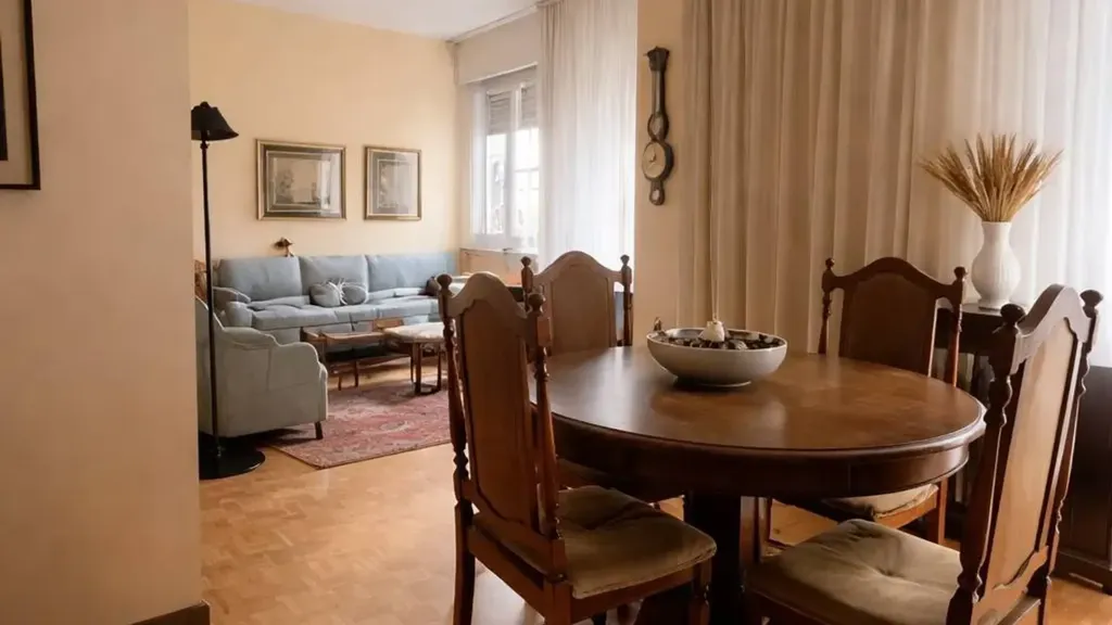Söögituba - Bright Penthouse with Private Garage in Trento