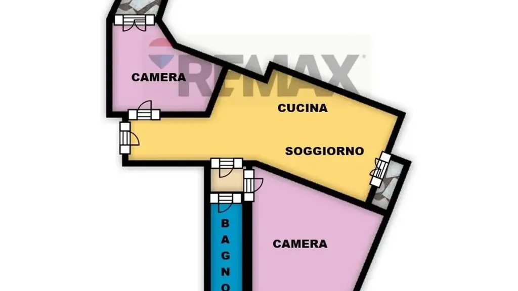 Plan - Apartment with Balcony in Baranzate