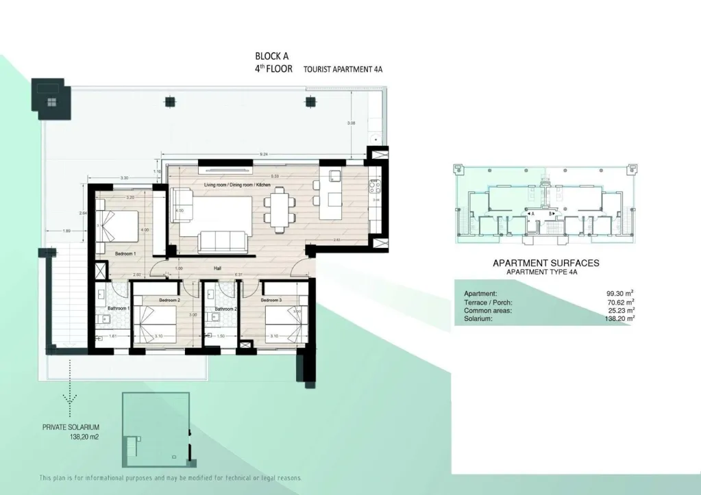 Plaan - Penthouse with Rooftop Pool in Los Narejos