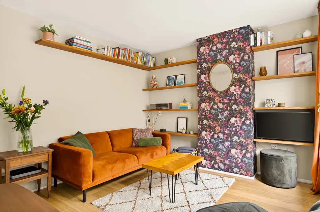 Séjour - Charming Apartment with Balcony in Transvaalbuurt