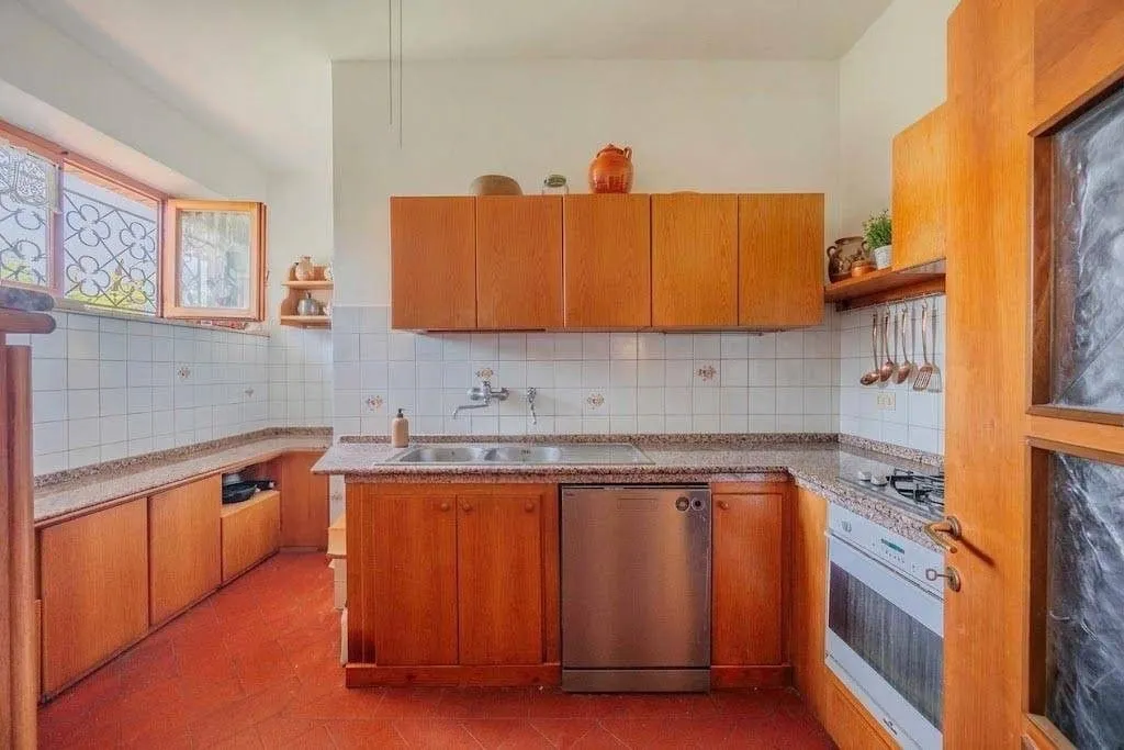 Köök - Luxury Villa with Olive Garden in Sinalunga