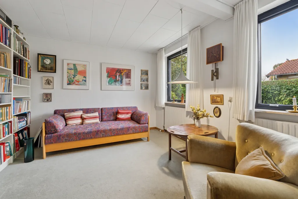 Séjour - Villa with Garden in Herning