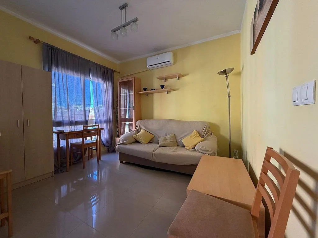 Living Room - Furnished Flat with Air Conditioning in Algirós