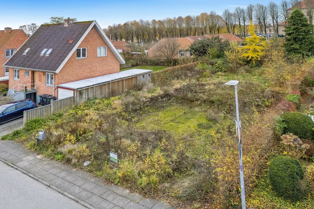 Õhuvaade - Plot for Villa with Design in Viborg