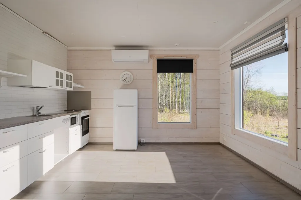 Kitchen - Cottage with Sauna in Ridasjärvi