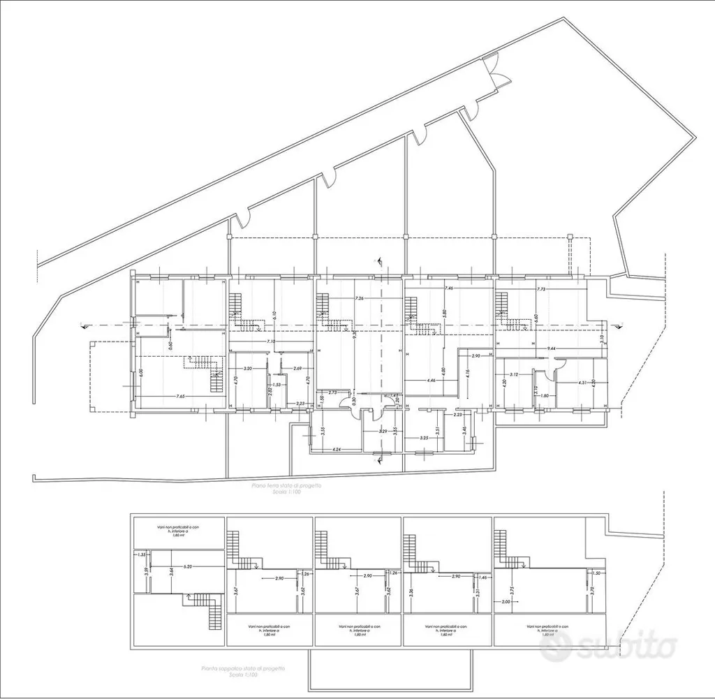 Plan - New Quadruplex with Balcony in Pieve a Nievole
