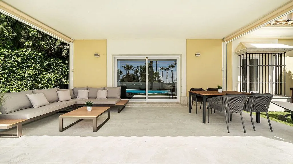Terrasse - Villa with Sea and Golf Views in Marbella