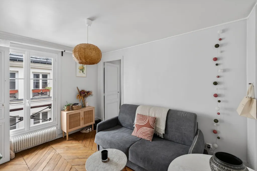 Séjour - Appartement 5 pièces à Paris 9ème