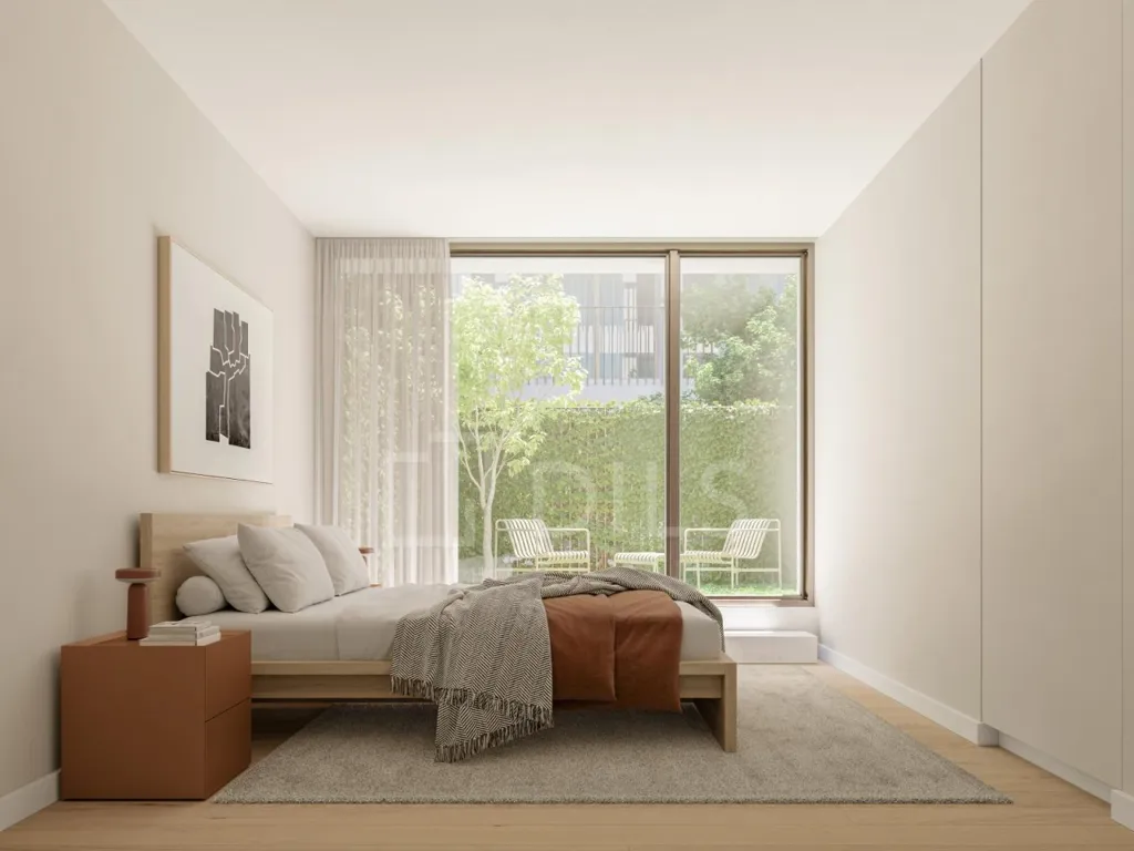 Camere da letto - T2 Apartment with Rooftop Pool in Alvalade