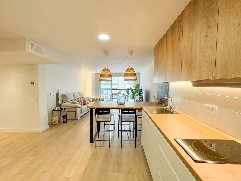 Köök - 3-Bed Apartment with Terrace in Santa Pola Centre