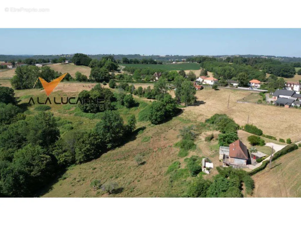 Vista aerea - 4.3 Hectare Land with Constructible Area in Badefols-d'Ans