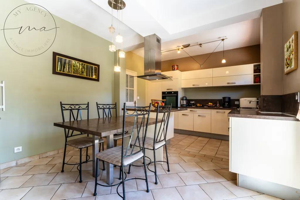 Cucina - Provençal Style House with Pool in Lignan-sur-Orb