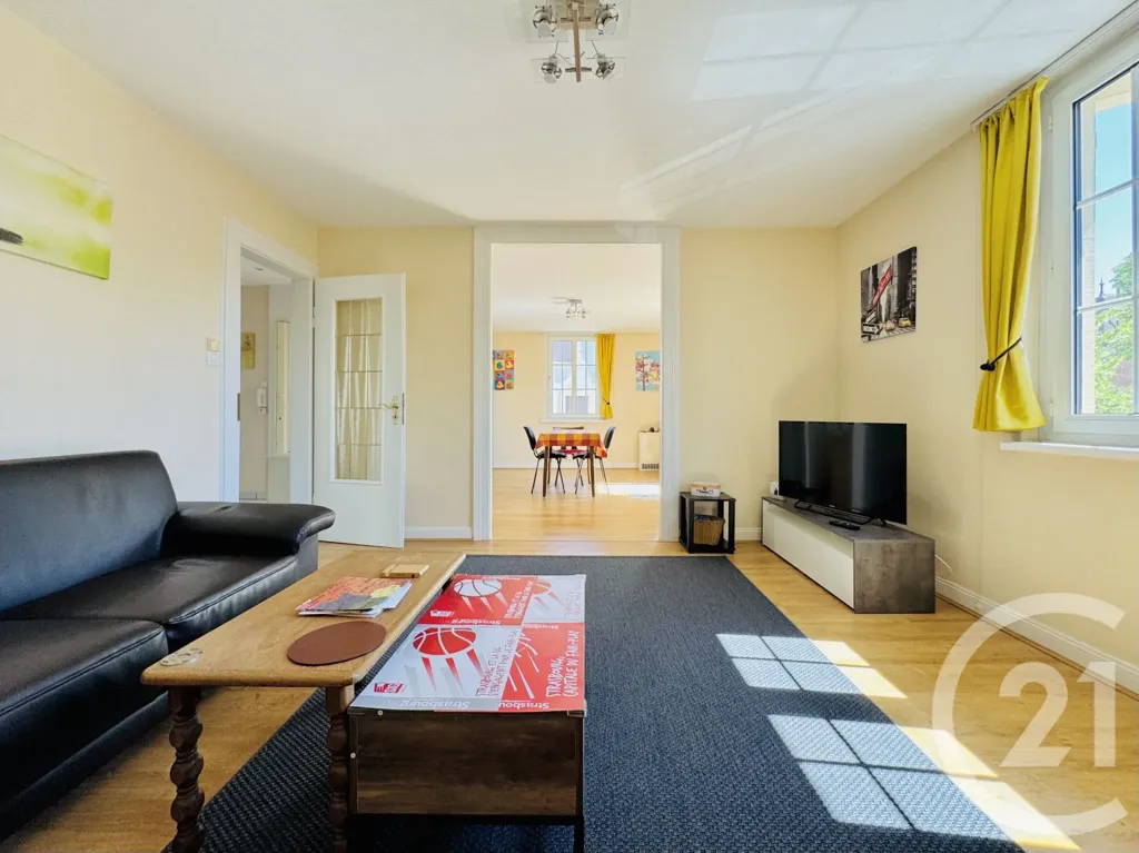 Séjour - Appartement lumineux avec balcon à Neudorf Nord, Strasbourg