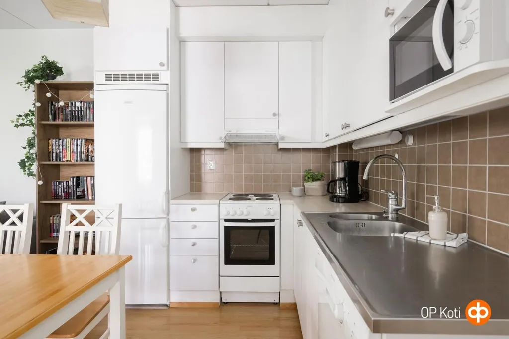 Köök - Apartment with Sauna in Jyväskylä