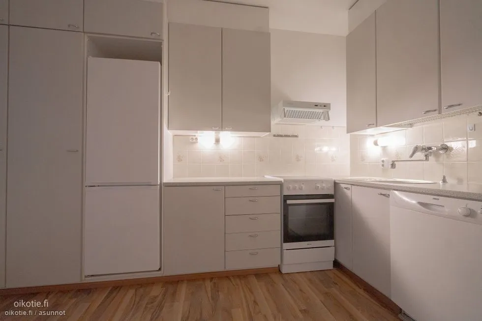Köök - Apartment with Balcony in Lauste, Turku
