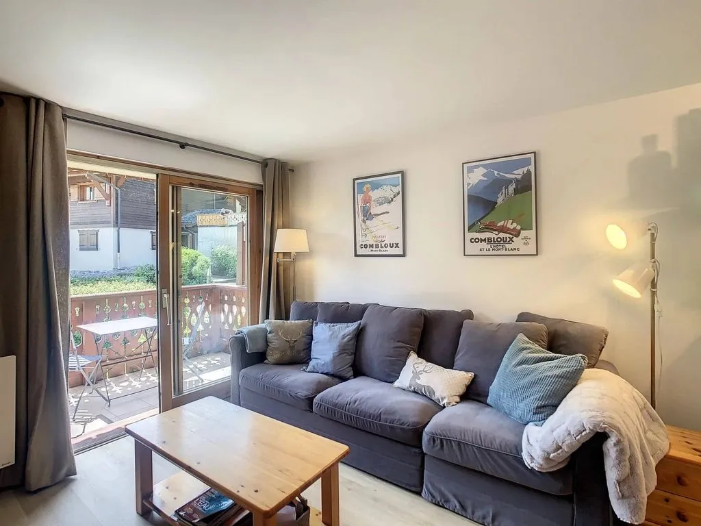 Soggiorno - Luxury Apartment with Ski Locker in Combloux