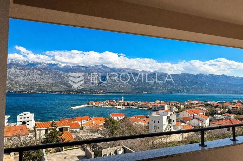 Balcone - Two-Bedroom Apartment with Sea View in Vinjerac