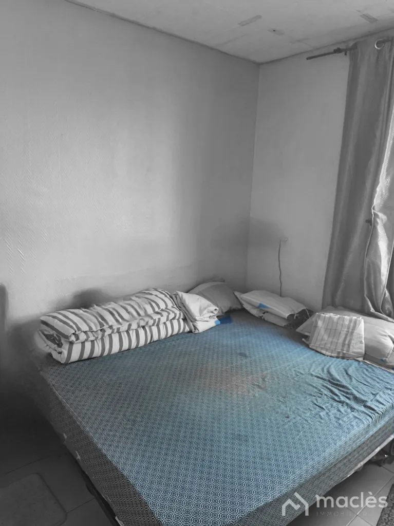 Camere da letto - 4-Piece Flat with Private Parking in Sarcelles