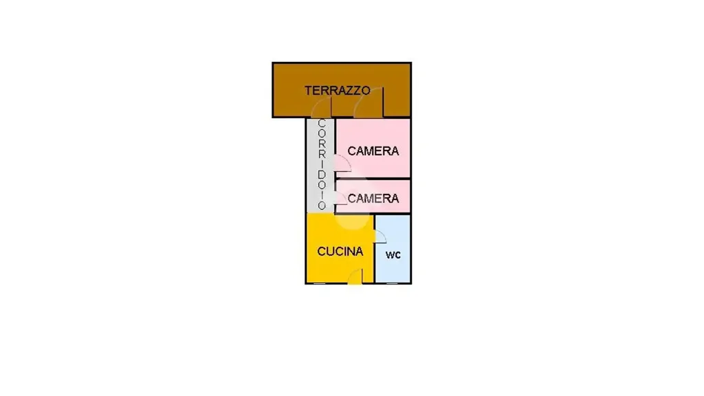 Plaan - First Floor Apartment with Terrace in Scalea