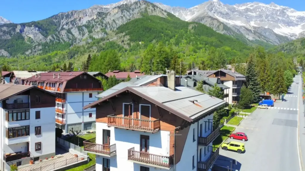 Vista aerea - Apartment with Panoramic Balconies in Bardonecchia