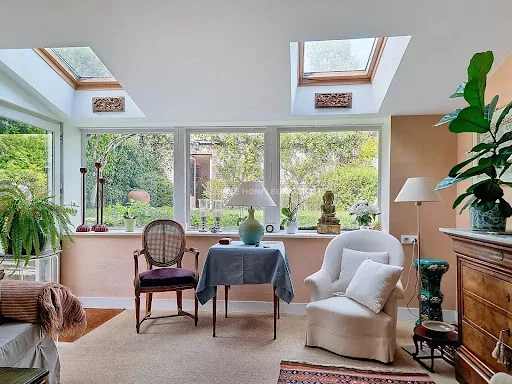 Séjour - Maison de Luxe avec Jardin à Honfleur