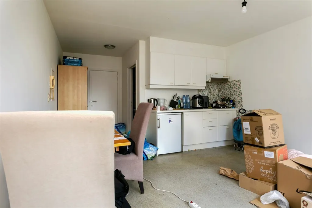 Köök - Studio with Balcony in Central Leuven