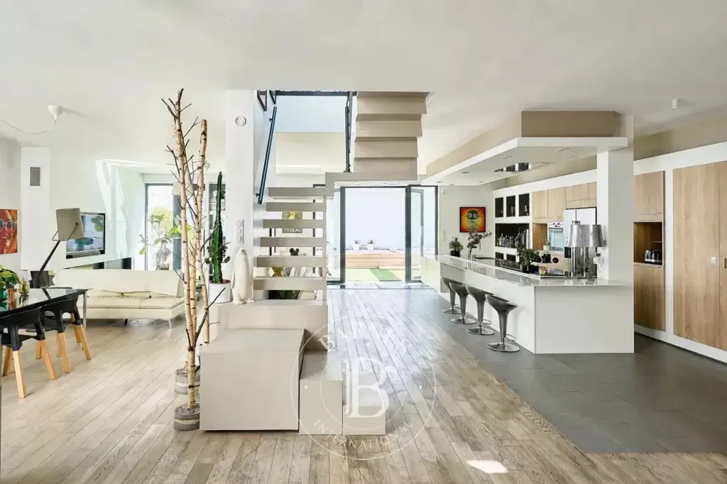 Séjour - Loft avec Terrasse et Jacuzzi à Lille Saint-Michel